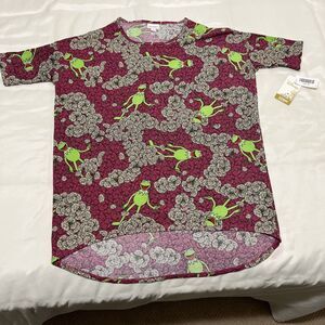 Lularoe Disney Irma Kermit Disneyland Disney World Size Medium NWT
